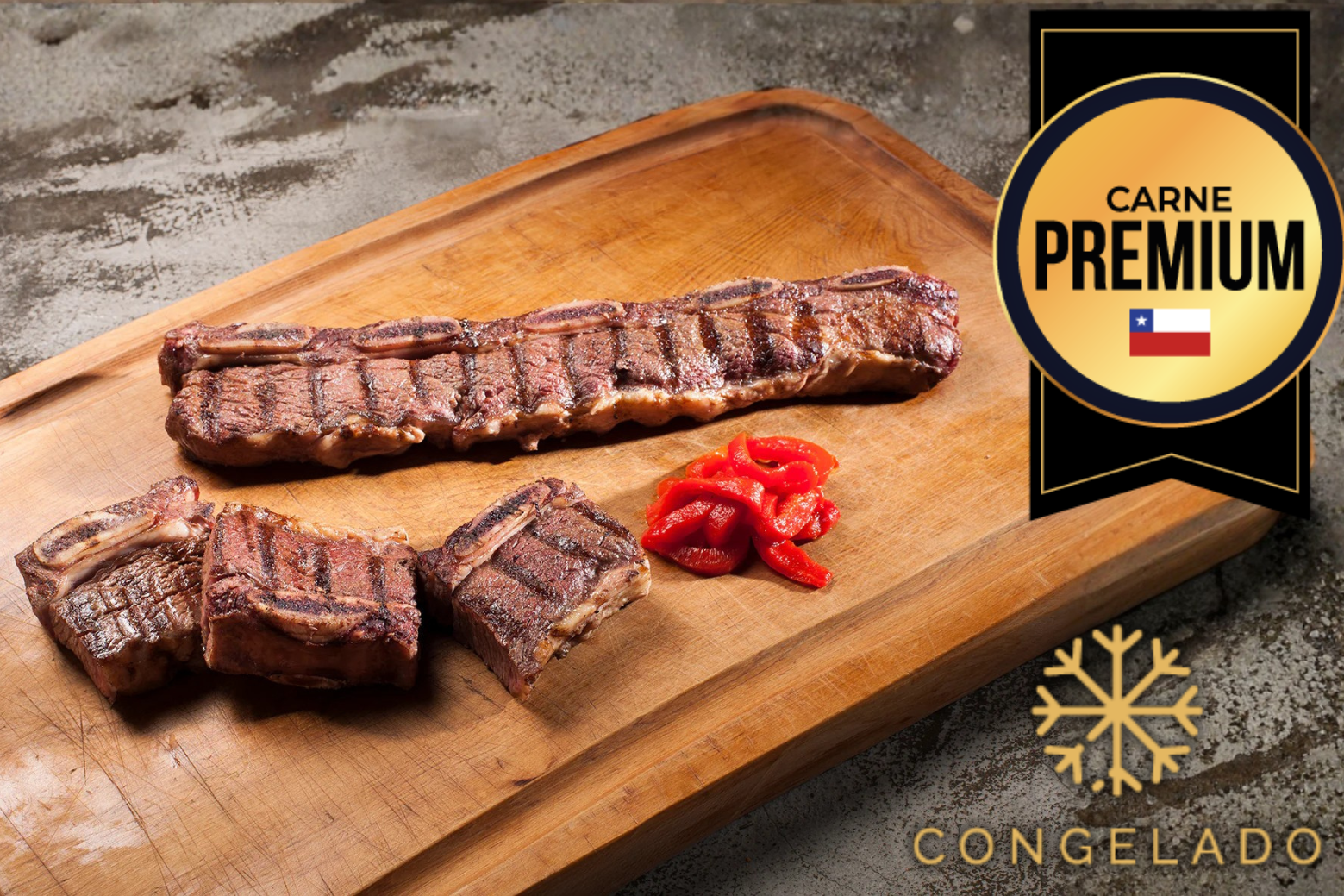 Asado de tira angosto premium torobayo