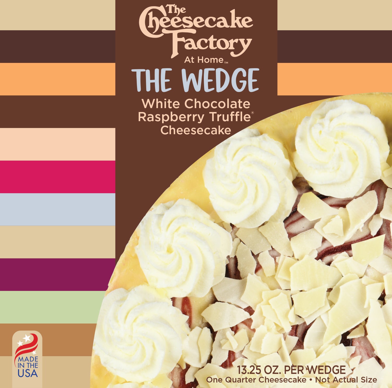 Cheesecake chocolate blanco frambuesa y trufa