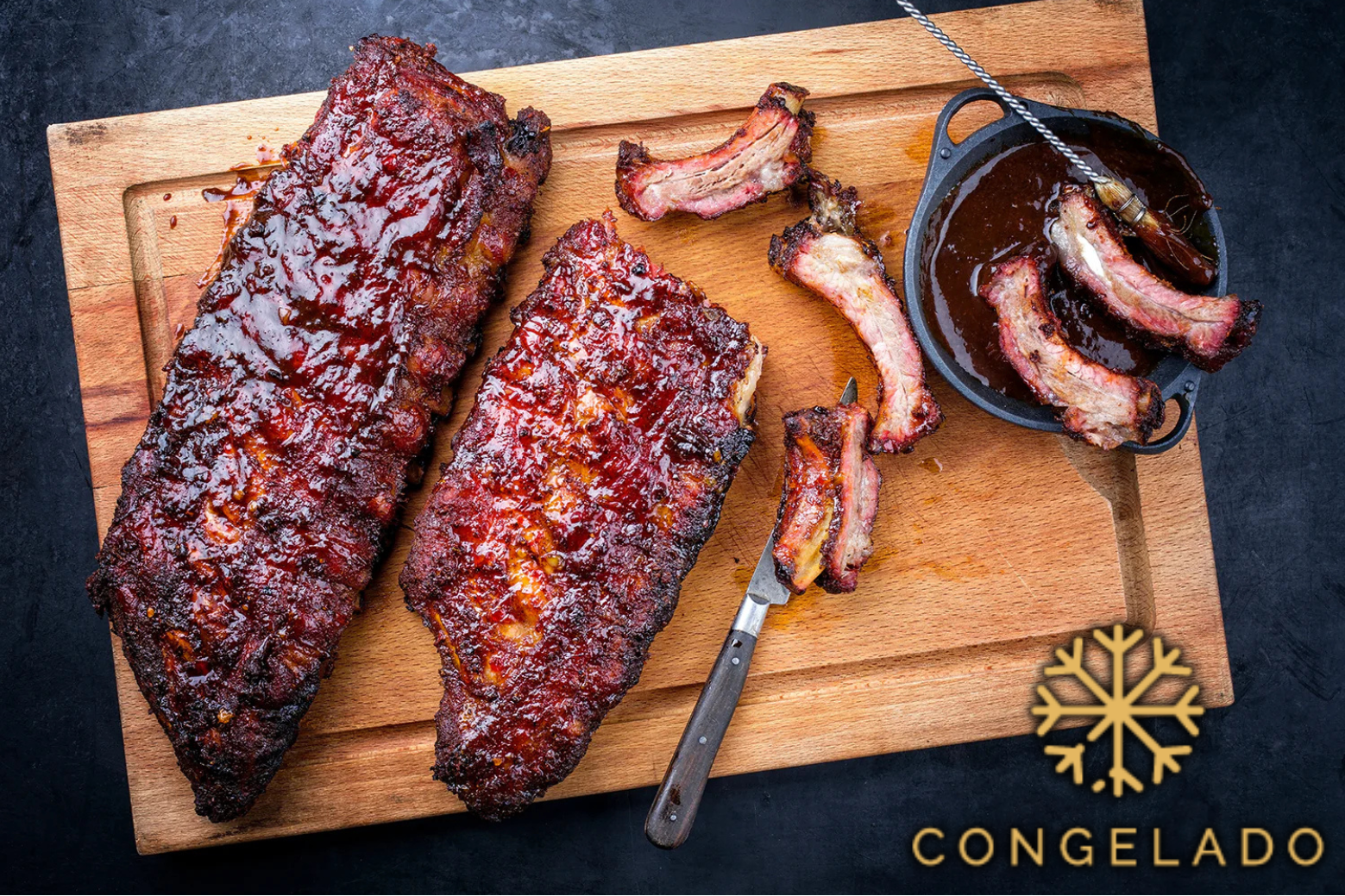 costillar de cerdo americano st louis