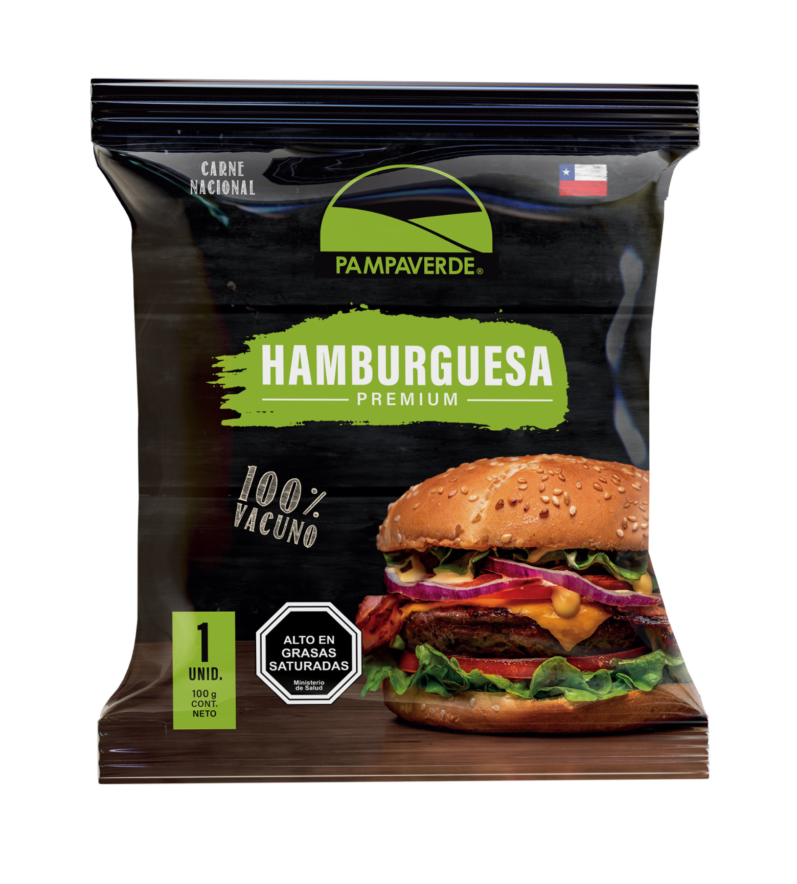 Hamburguesa de 100 g Pampaverde