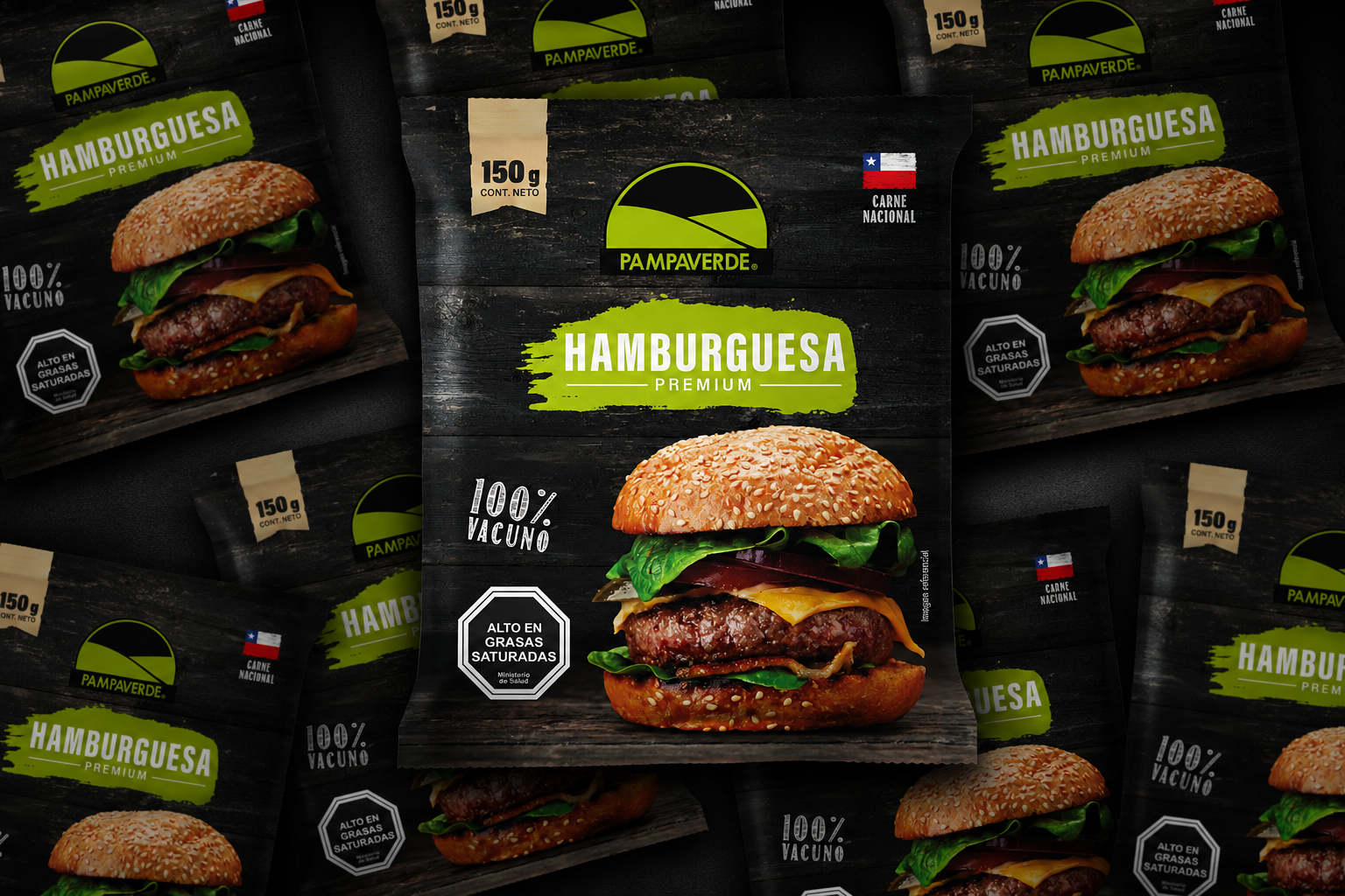 Hamburguesa premium PAMPAVERDE Flow 150gr  