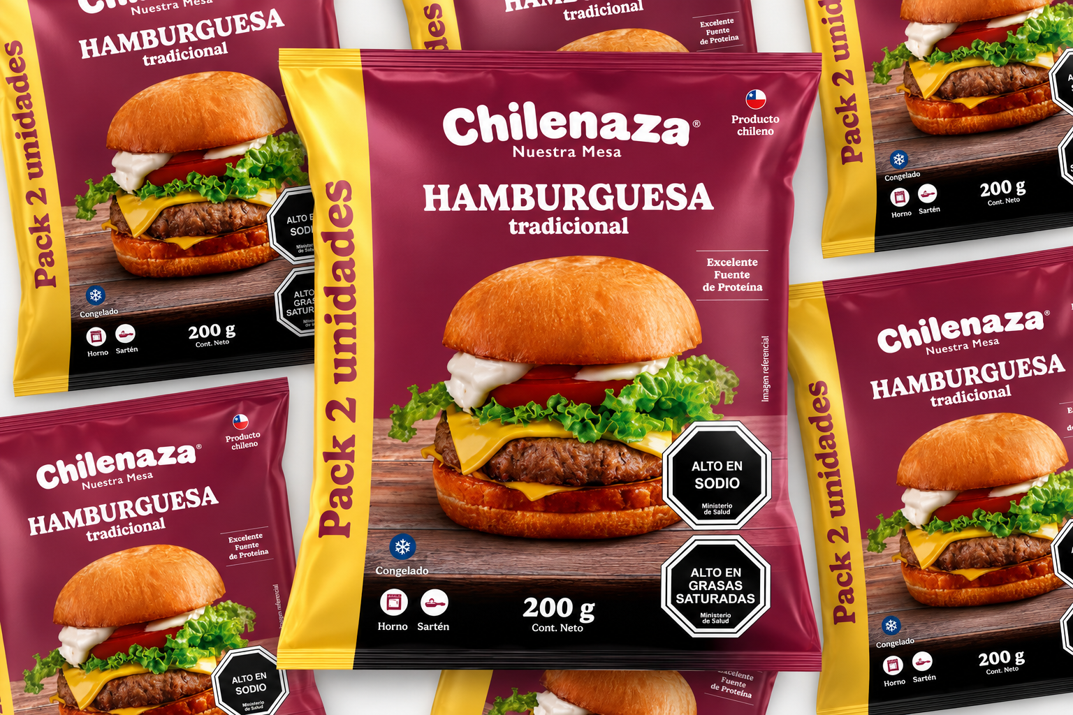 hambuguesa 2x100g chilenaza