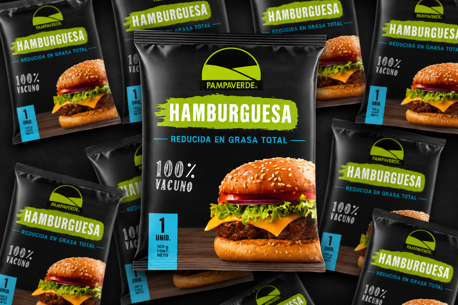hamburguesa reducida en grasa