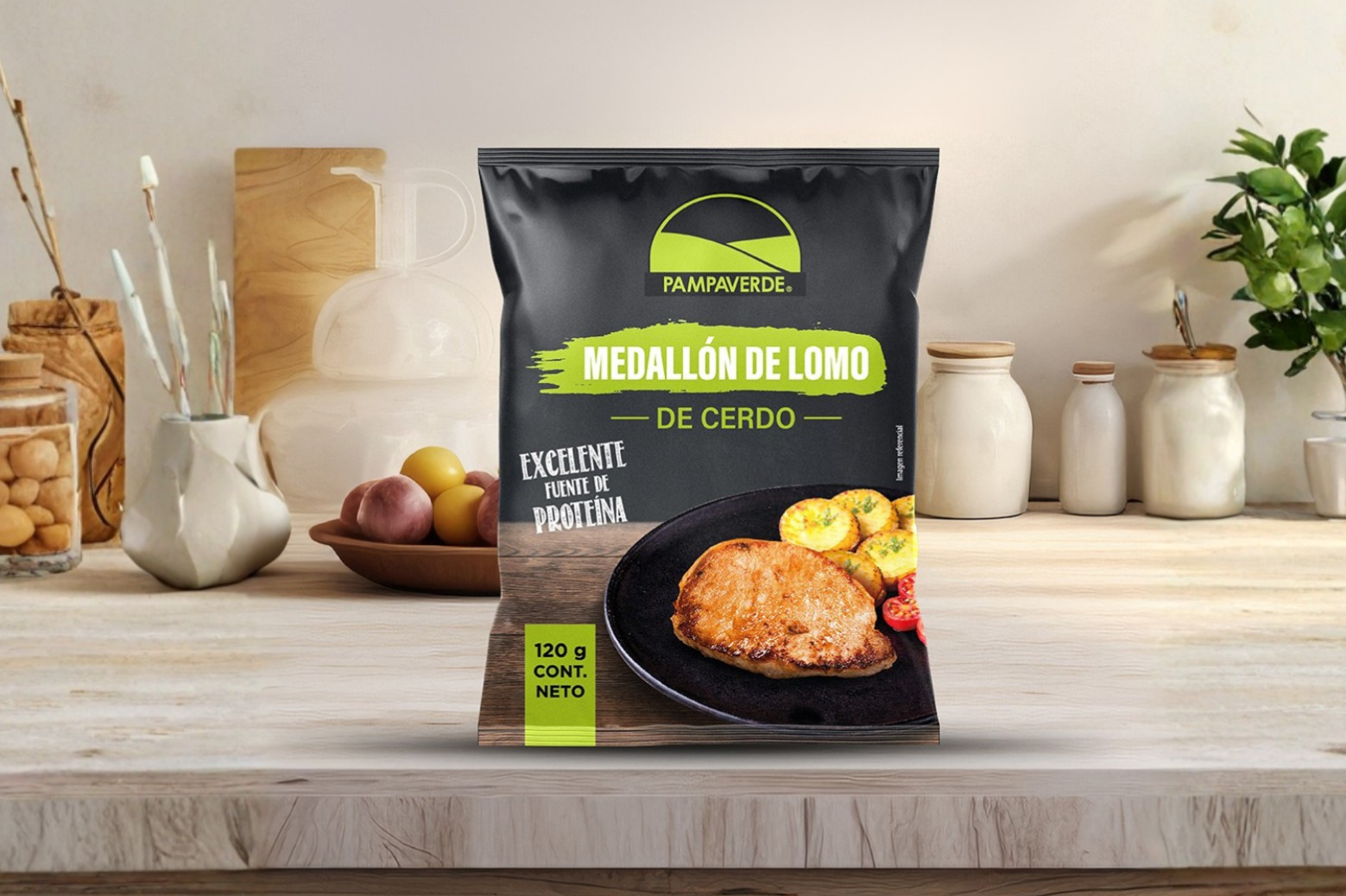 medallon de lomo de cerdo pampaverde