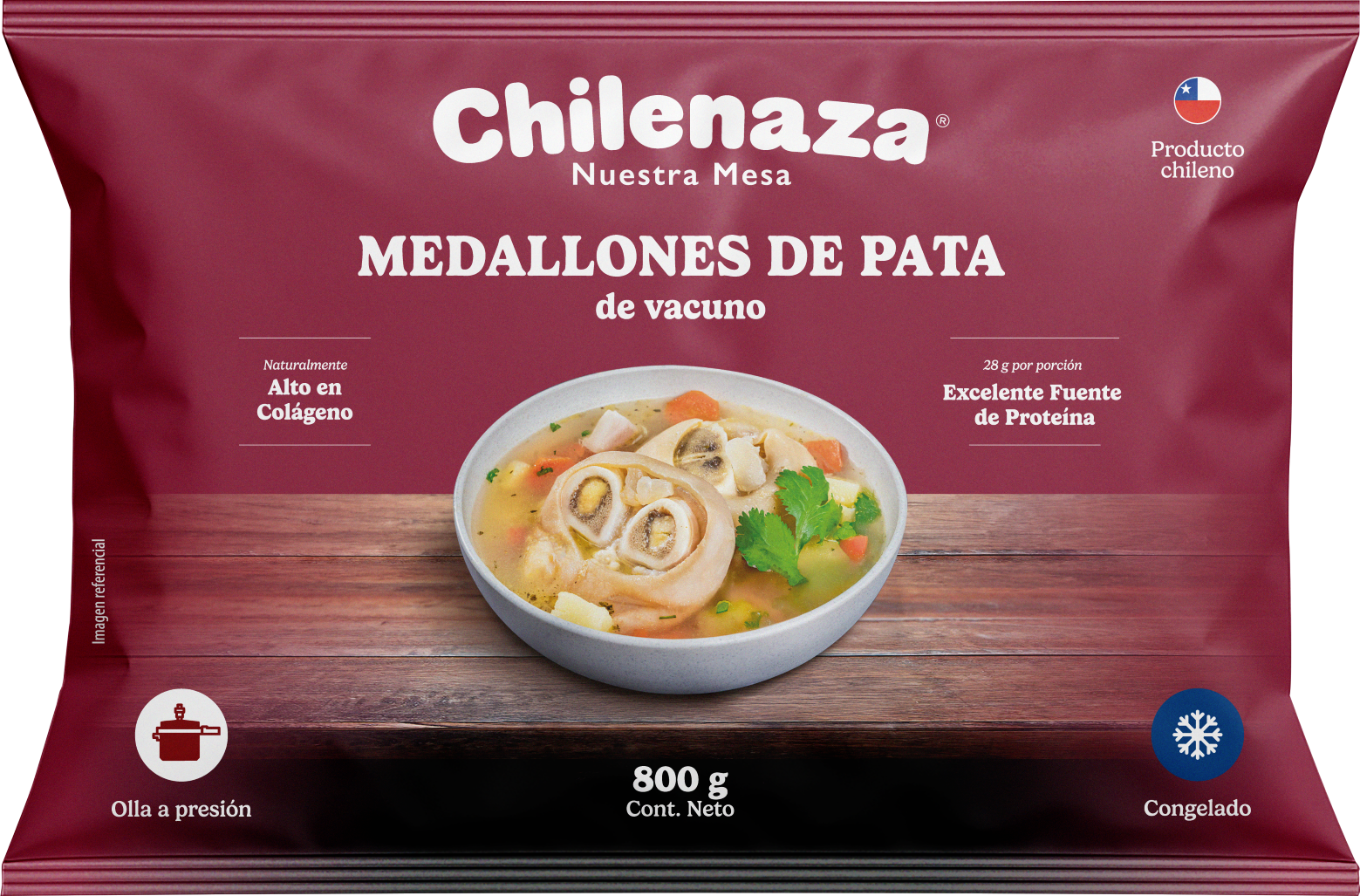 medallones de pata de vacuno