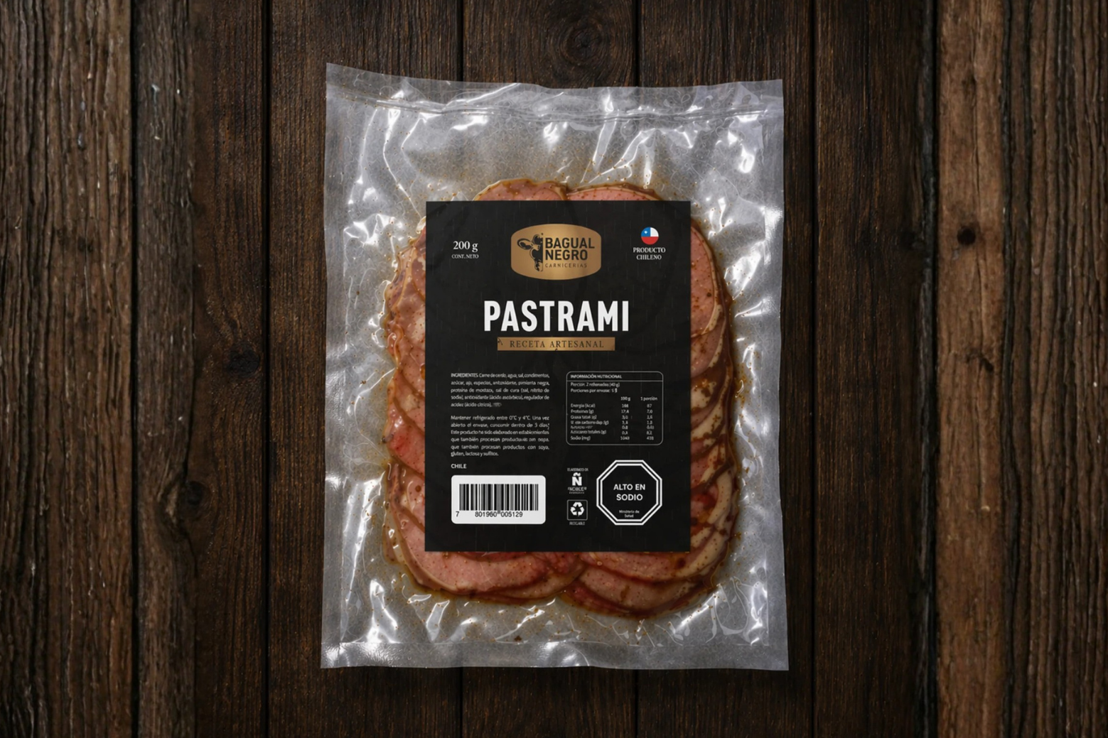 pastrami bagual negro