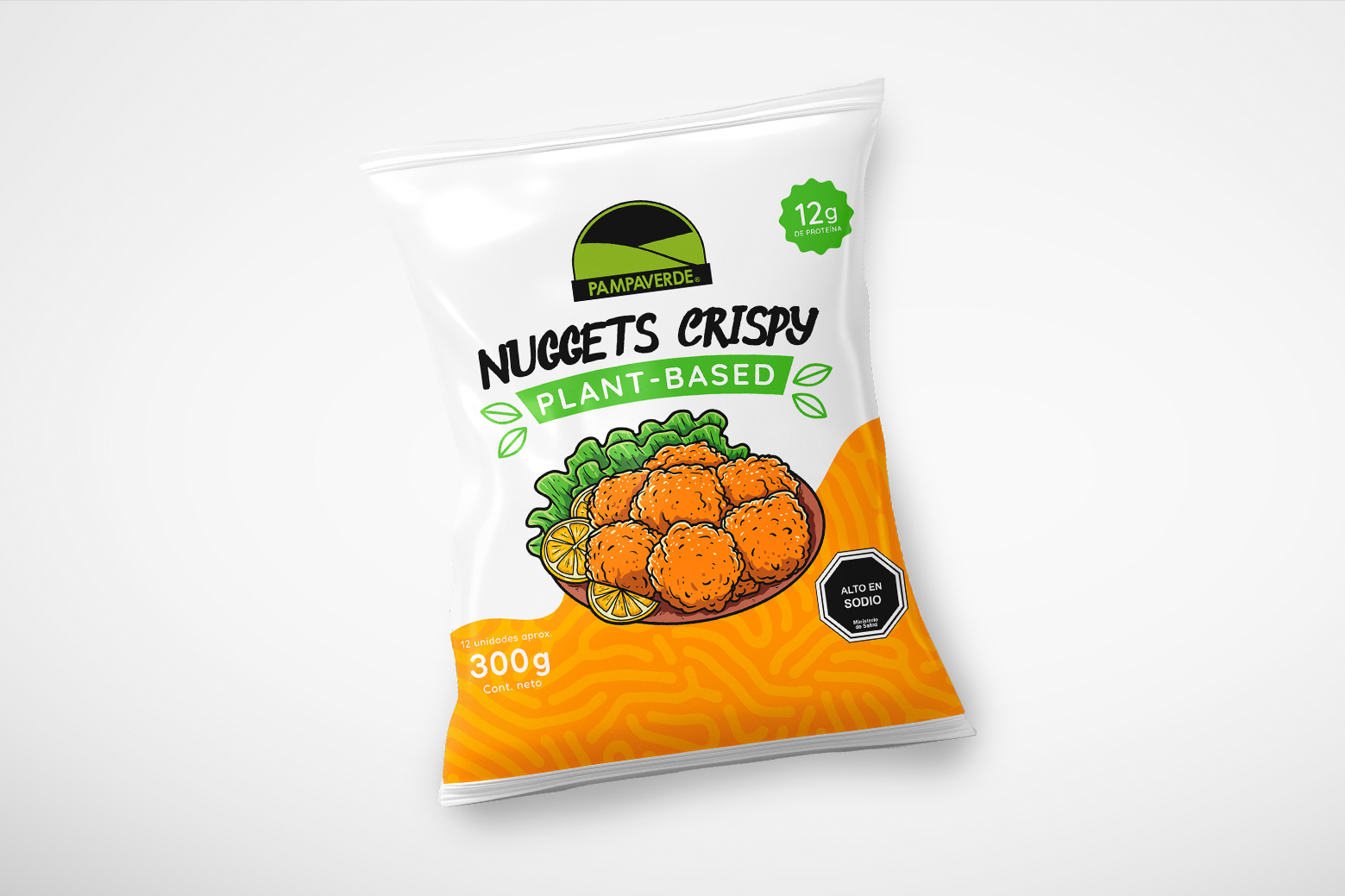 Nuggets plant based sabor pollo 300 g. Pampaverde