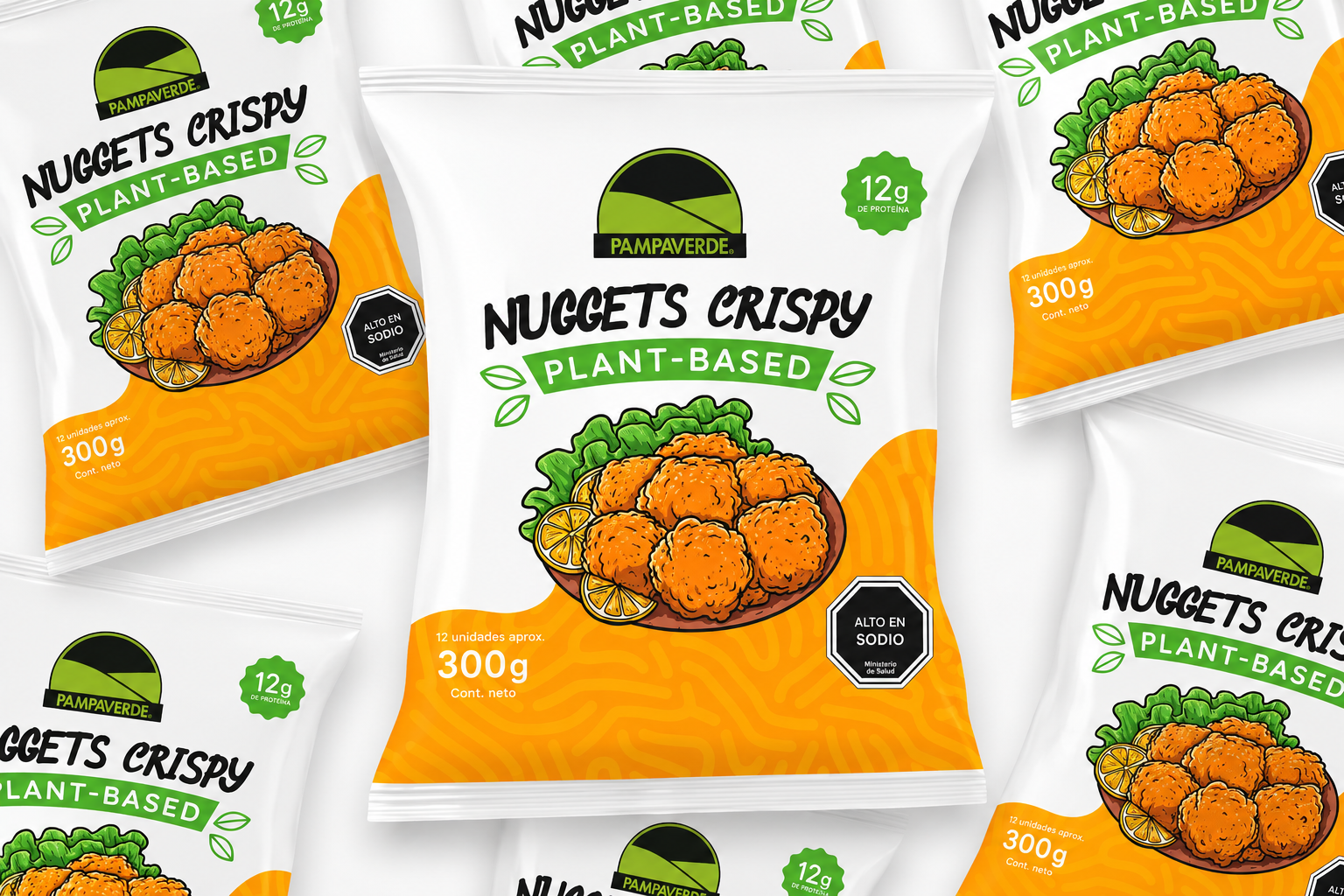 Nuggets plant based sabor pollo 300 g. Pampaverde