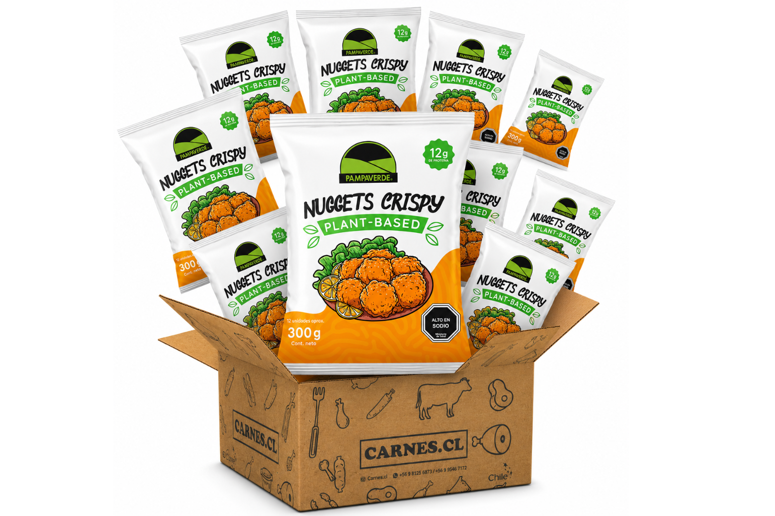 Nuggets veggie 16 unidades
