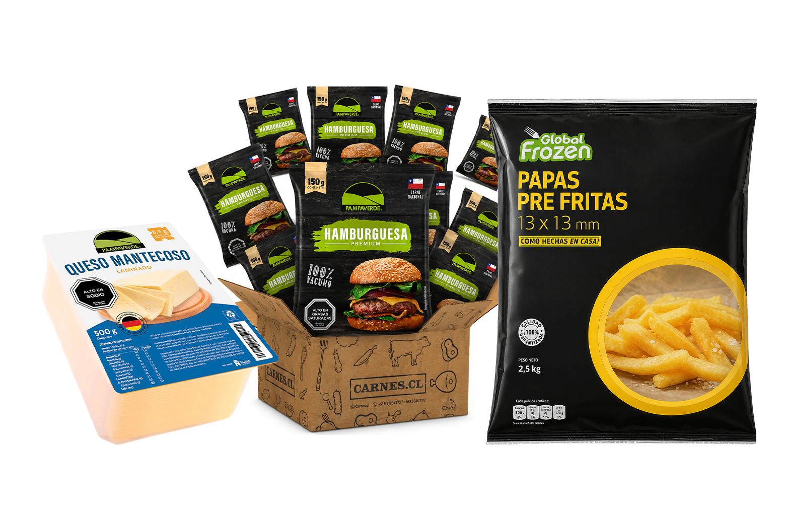 pack burguer fans pampaverde 