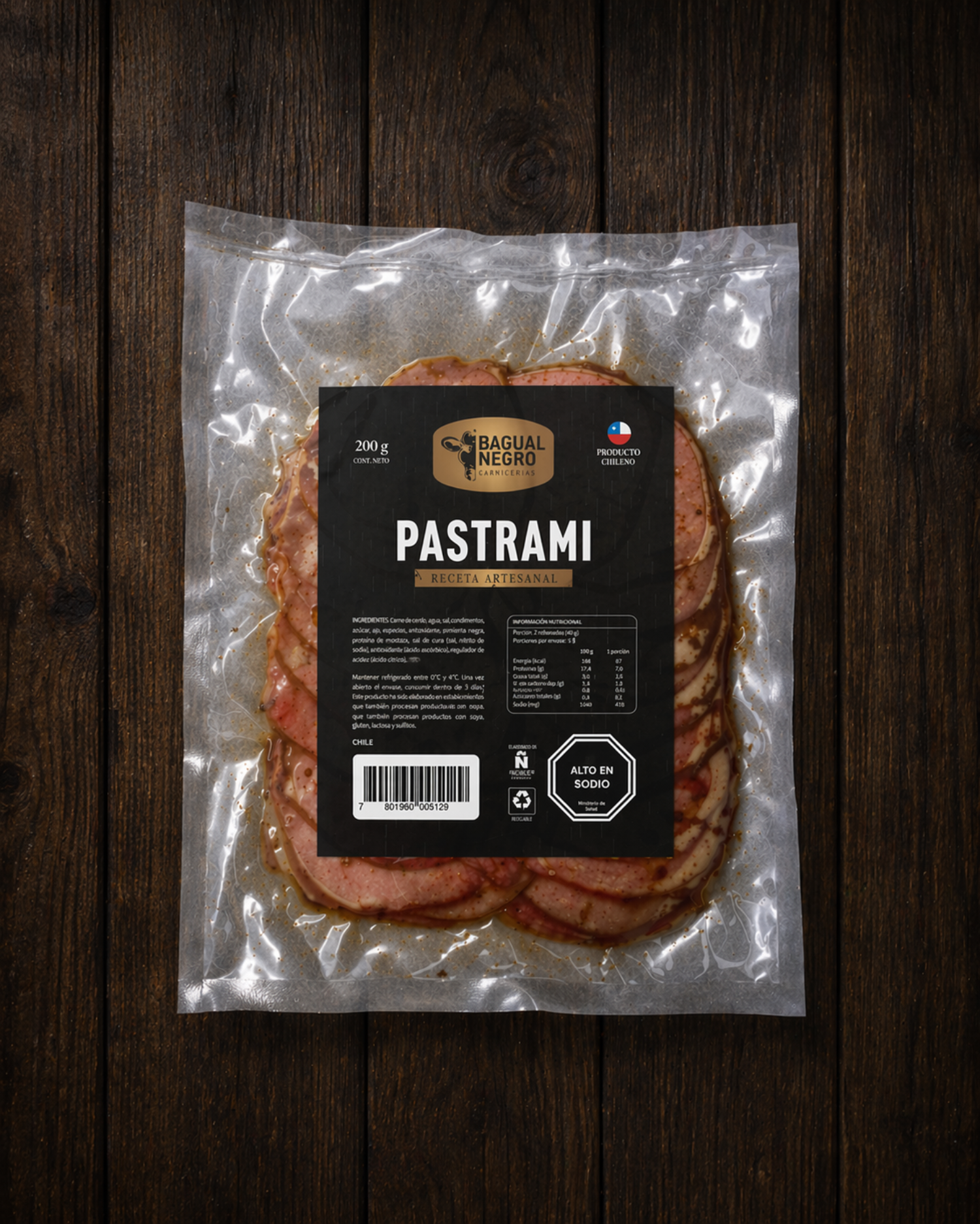 Pastrami Bagual negro