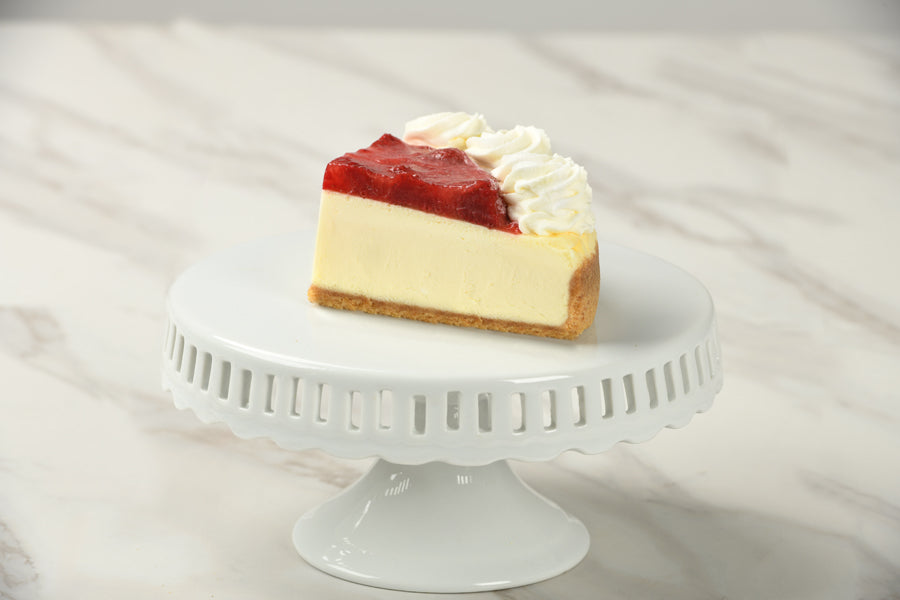 Cheesecake sabor Original con Cobertura de Frutilla